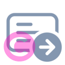 slide arrow right 20 regular fluent font icon | vivre-motion