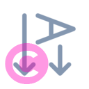text direction rotate 90 right 20 regular fluent font icon | vivre-motion