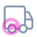 vehicle truck profile 20 regular fluent font icon | vivre-motion