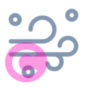 weather duststorm 20 regular fluent font icon | vivre-motion