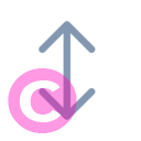 arrow bidirectional up down 20 regular fluent font icon | vivre-motion