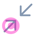 arrow minimize 20 regular fluent font icon | vivre-motion