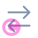 arrow swap 20 regular fluent font icon | vivre-motion