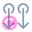 double swipe down 20 regular fluent font icon | vivre-motion