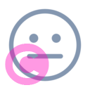 emoji meh 20 regular fluent font icon | vivre-motion