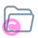 folder open 20 regular fluent font icon | vivre-motion