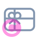 gift card 20 regular fluent font icon | vivre-motion