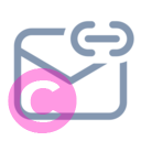 mail link 20 regular fluent font icon | vivre-motion