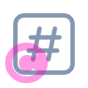 number symbol square 20 regular fluent font icon | vivre-motion