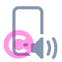 phone speaker 20 regular fluent font icon | vivre-motion