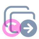 slide multiple arrow right 20 regular fluent font icon | vivre-motion
