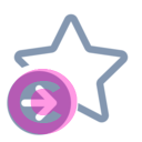 star arrow right start 20 regular fluent font icon | vivre-motion