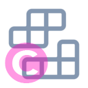 tetris app 20 regular fluent font icon | vivre-motion