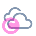 weather cloudy 20 regular fluent font icon | vivre-motion