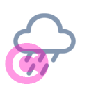 weather drizzle 20 regular fluent font icon | vivre-motion