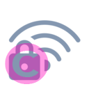 wifi lock 20 regular fluent font icon | vivre-motion