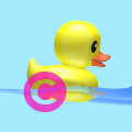 duck toy liquid water cpu cooler aio gif animation