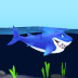 免费的鲨鱼飞elgato溪流甲板和Loupedeck钥匙按钮FX动画GIF RGB图标背景壁纸