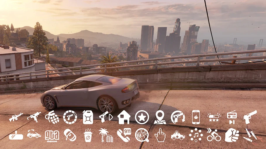 GTA V Shortcut Icons